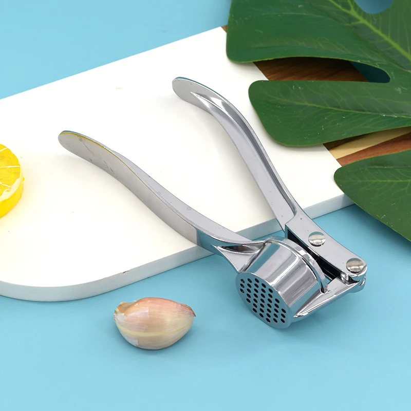 Baichang hot sale Kitchen Tools Garlic Press Manual arc garlic masher for kitchen  stainless steel garlic press