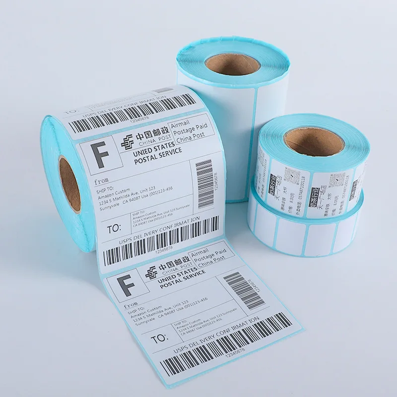 Wholesale 100*100mm Adhesive Thermal Printer Label Sticker Paper Online Shopping Shipping Label