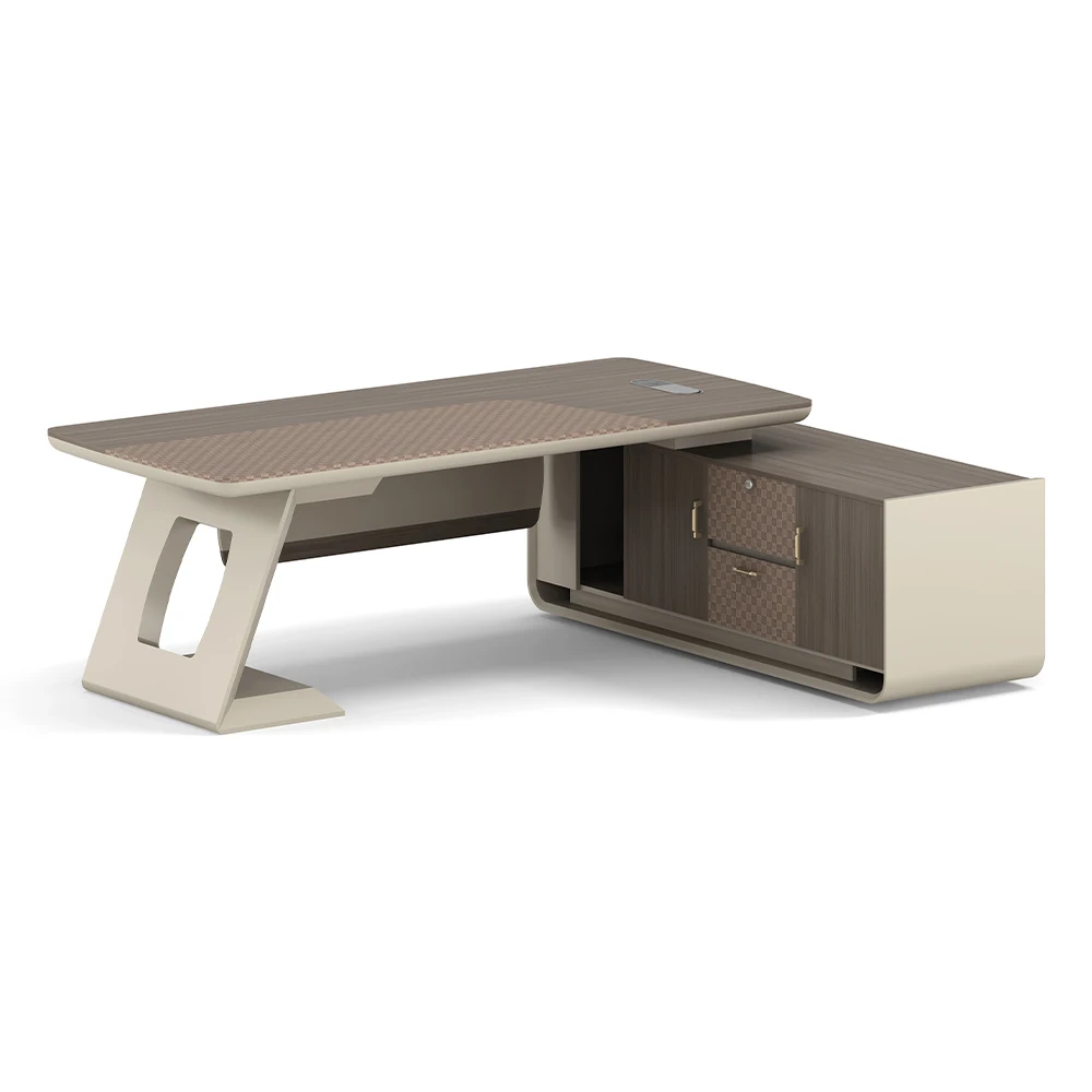Luxury Office Desk High End Modern Office Table Boss Ceo Desk Wooden Executive Office Desk