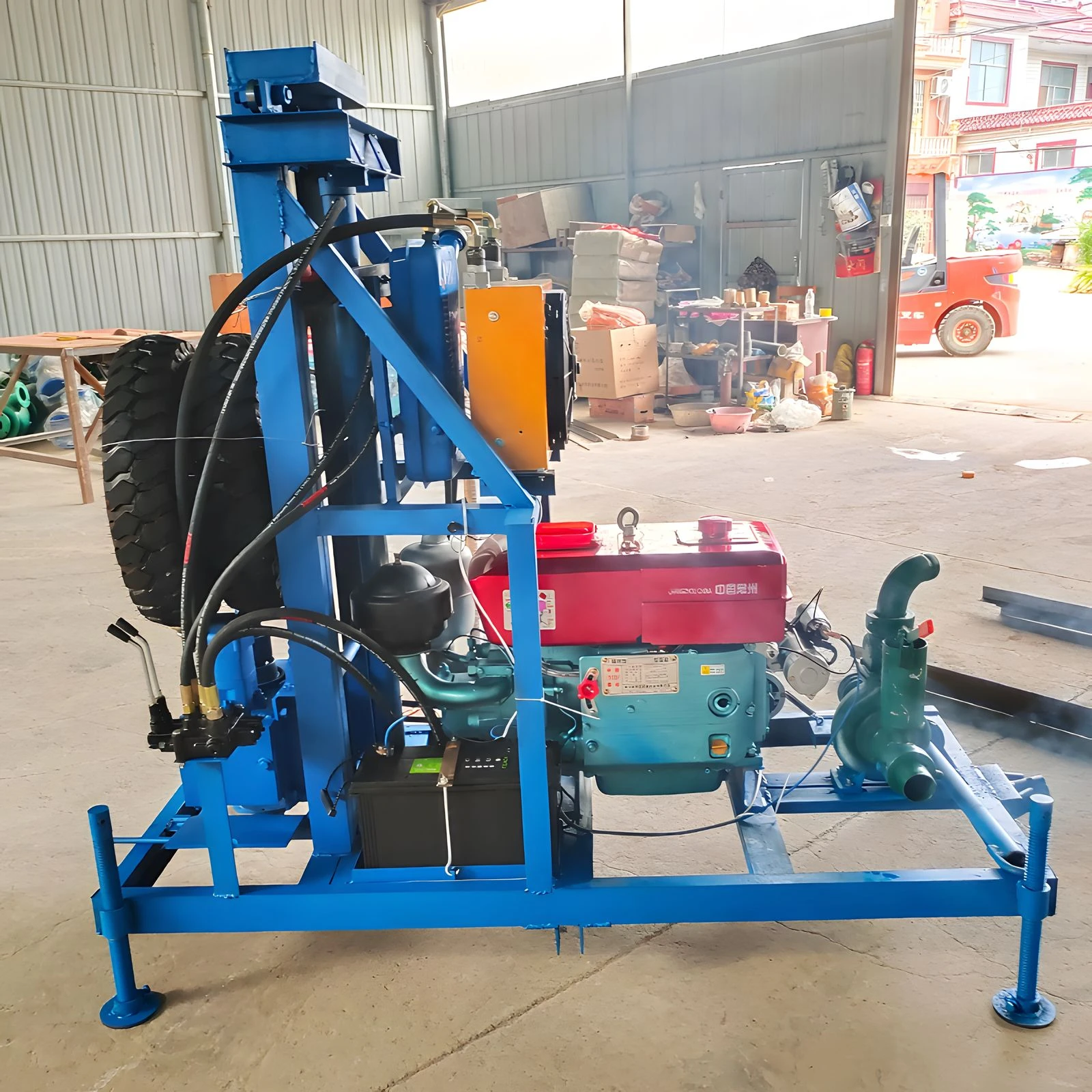 Discounted 50~350Mm Drilling Rig For Water Well Car Mount Bore Well Drilling Machine Price