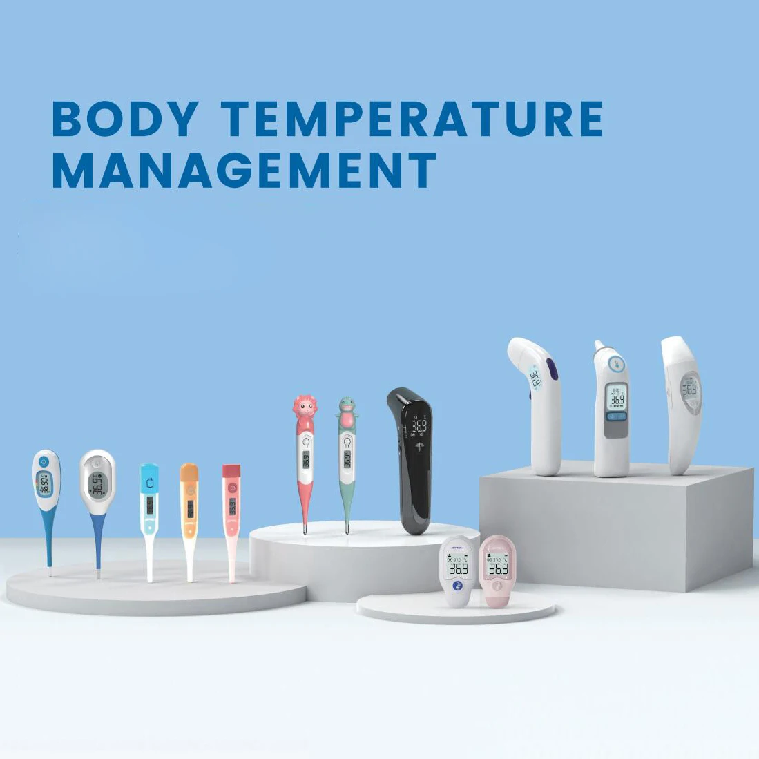 MDR CE body thermometer factory price oral thermometer waterproof fast reading