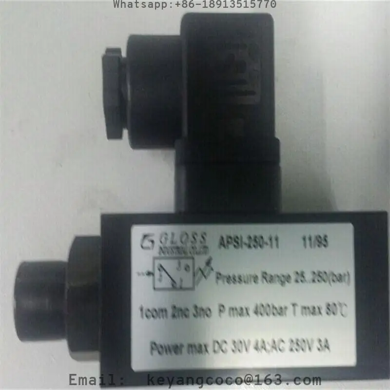 GLOSS Pressure Switch APSA-70-1 APSA-70-2 APSA-70-3 APSA-70-4 APSI-250-1-0 APSI-70-1-0