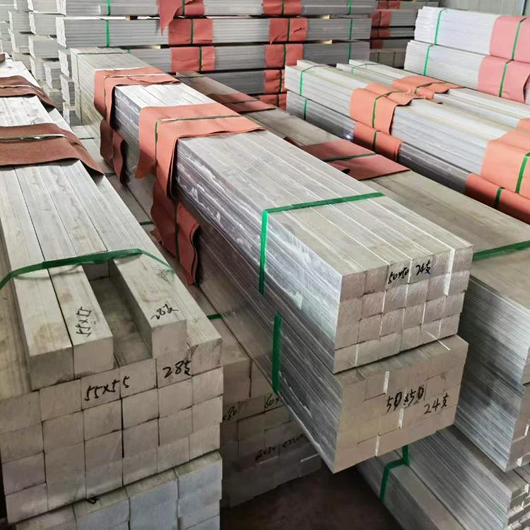 6061 6063 7075 Aluminium Profile Large Diameter Bars Aluminium Flat Bars