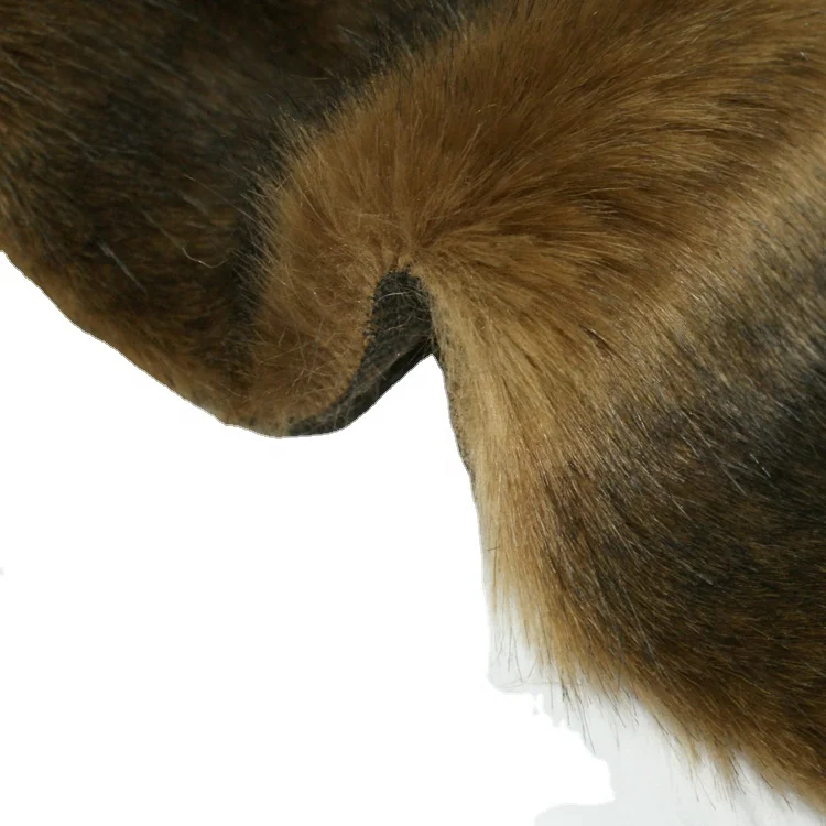 WARM.SOFT . INFANT FUR TEXTURED  POLYESTER ANIMAL FUR FABRIC FOR LADIES OVER COAT