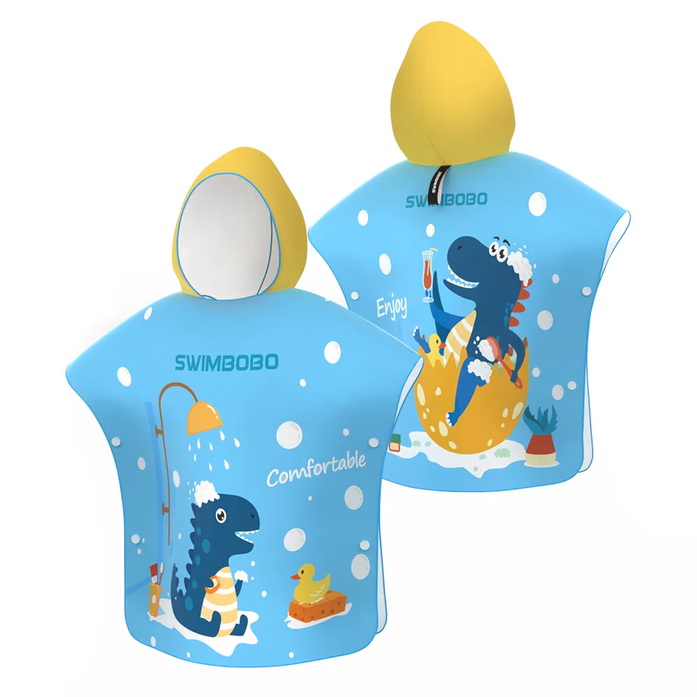Мультяшное пляжное полотенце Swimbobo, спортивное быстросохнущее супервпитывающее ультракомпактное банное полотенце из микрофибры для плавания