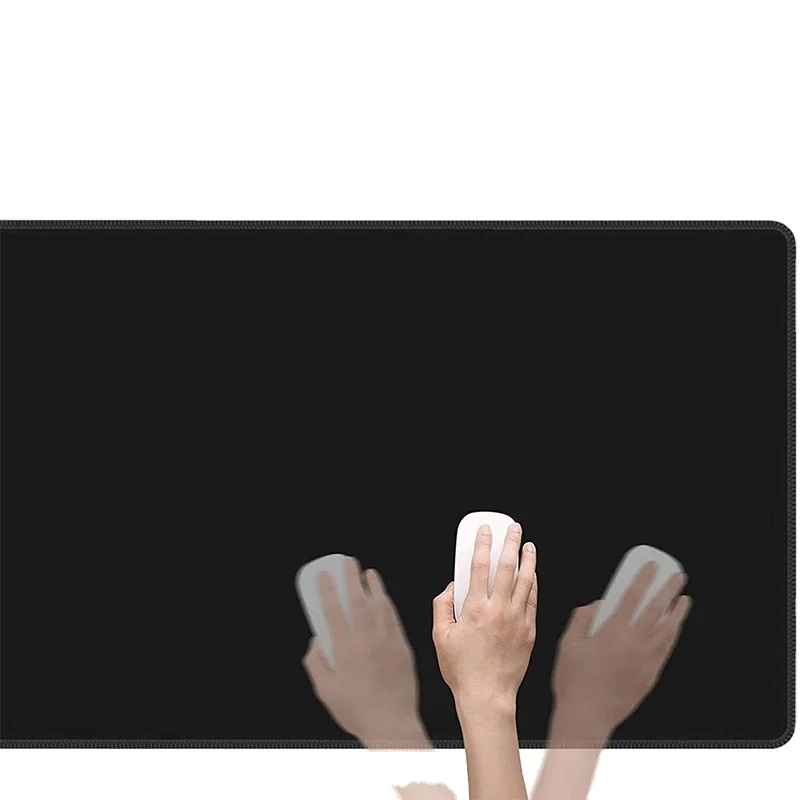 World Map Mouse Pad Large Black Lock Edge Heat Transfer Printing Laptop Office XXL Mouse Pad