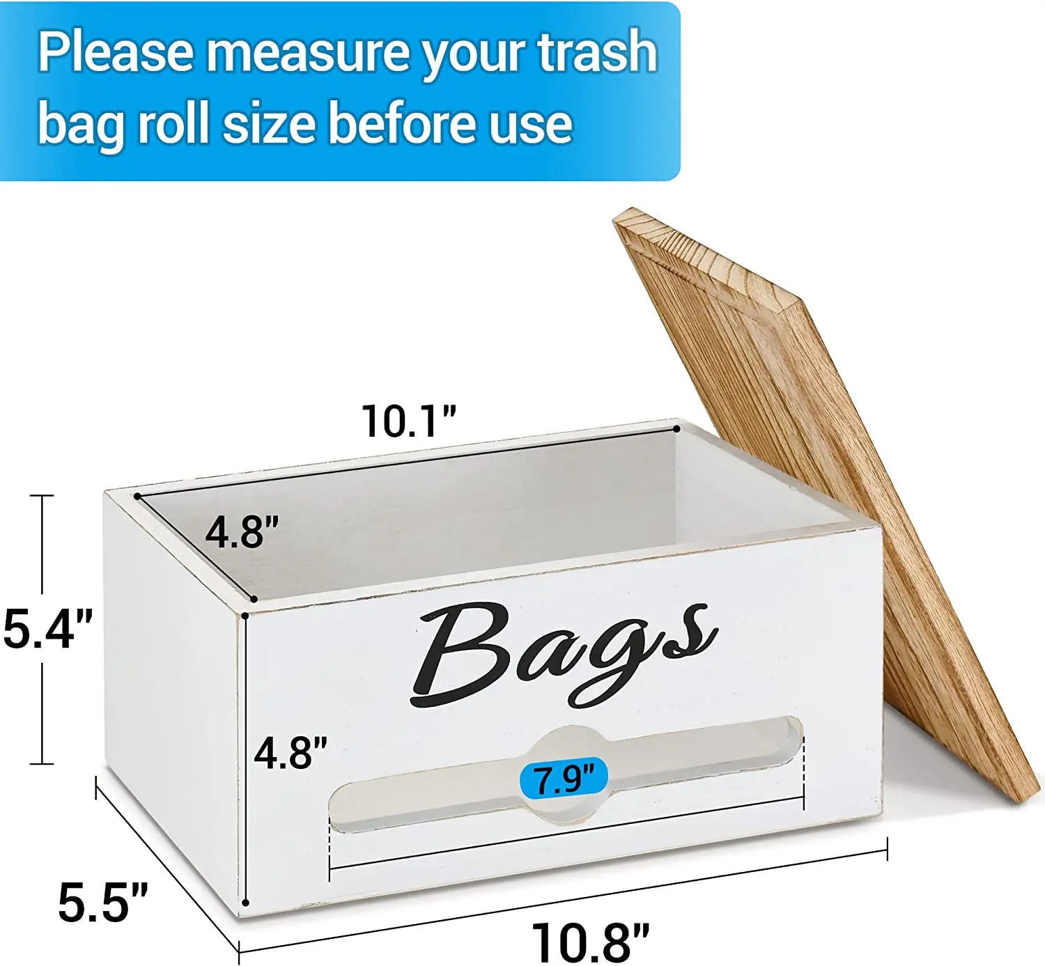 Hot Selling Trash bag dispenser holder and Wall Mounted Garbage Bag Dispenser Home and Kitchen Organization