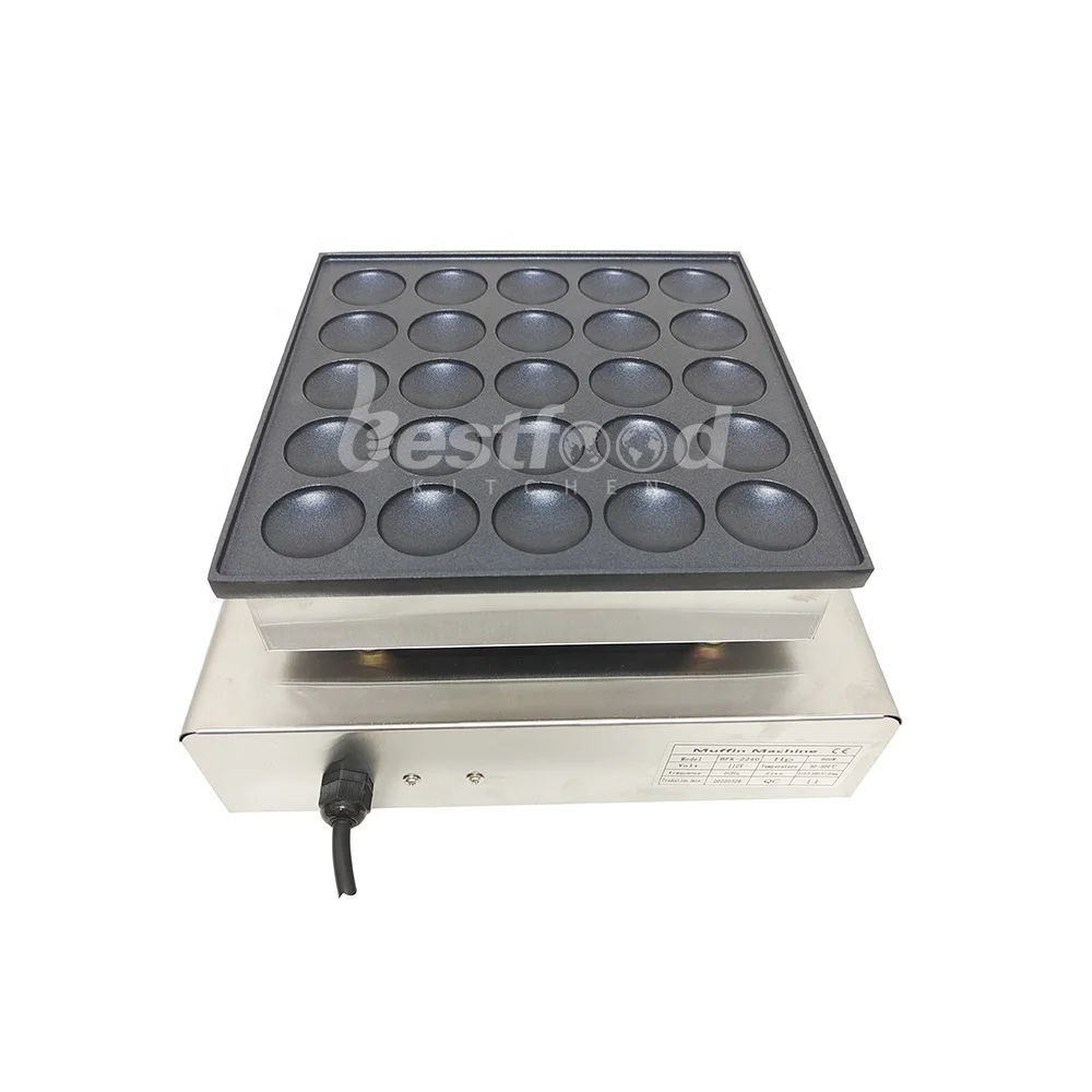 110V/220V Square Poffertjes Maker/ Holland Pancakes/ Nonstick Poffertjes Baking Machine