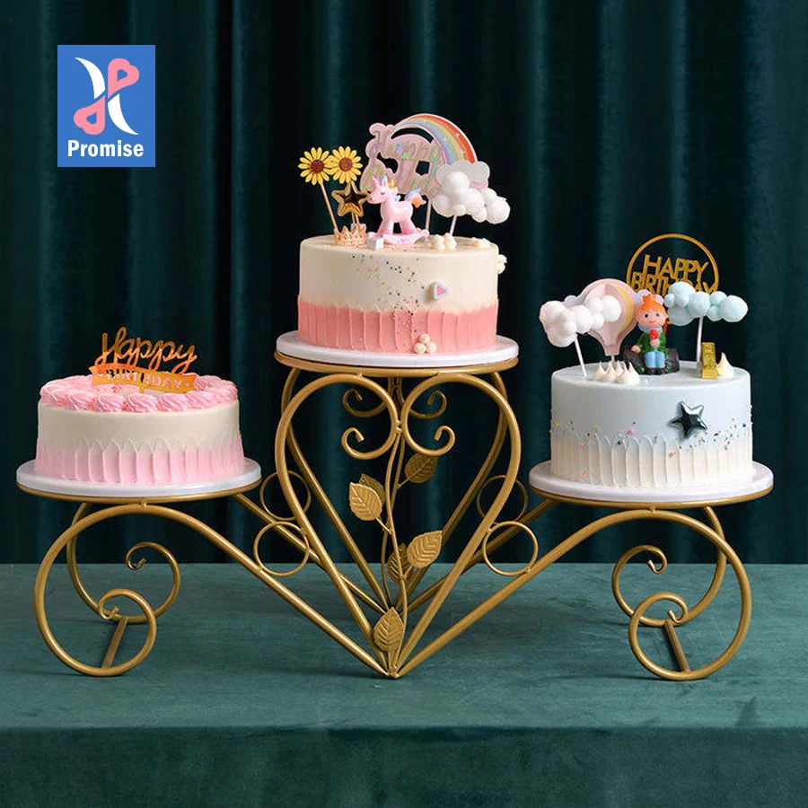 Metal Dessert Table Afternoon Tea Snack Rack Cake Display Stand Party Table Decoration