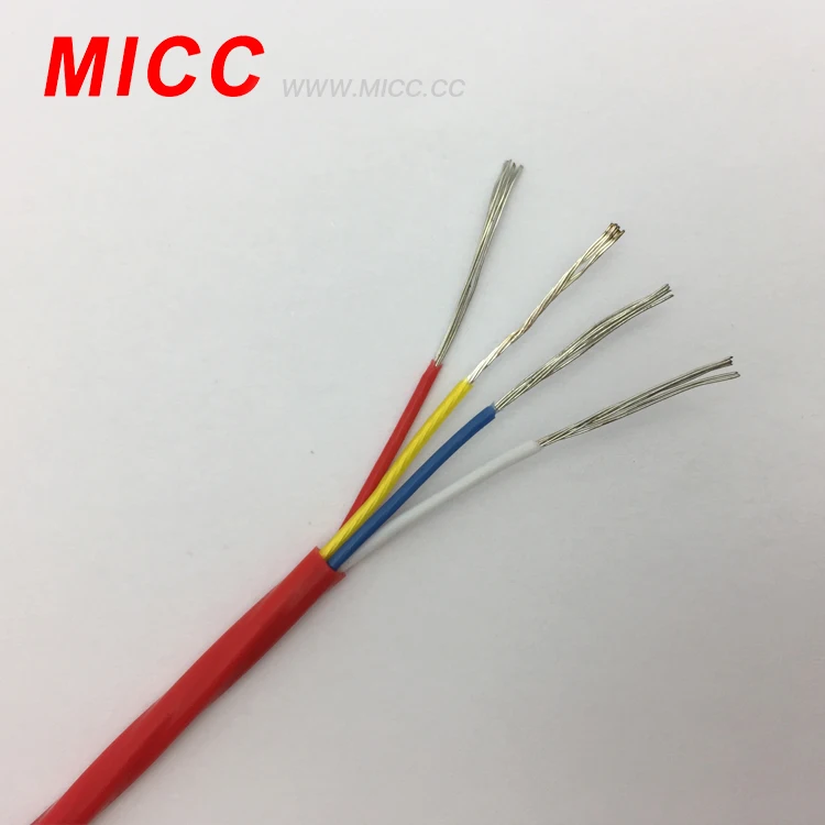 MICC 260degrees Thermocouple Wire Copper Size available Thermocouple Wire RTD-PFA/PFA-3*7/0.2mm