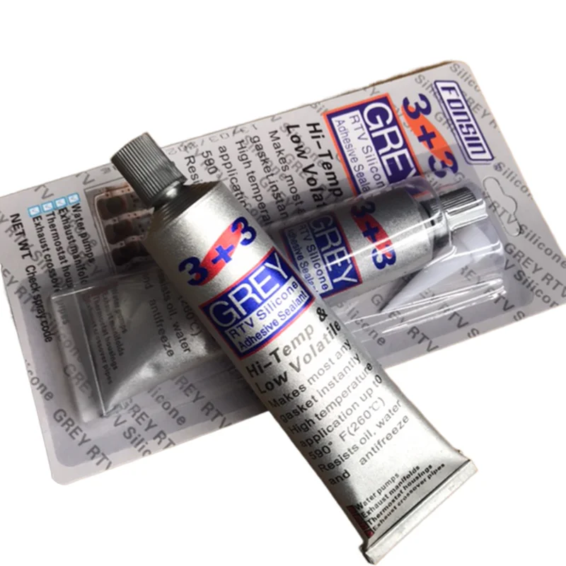 New Arrival Factory adhesive silicon sealants for auto Mega Grey RTV gasket maker