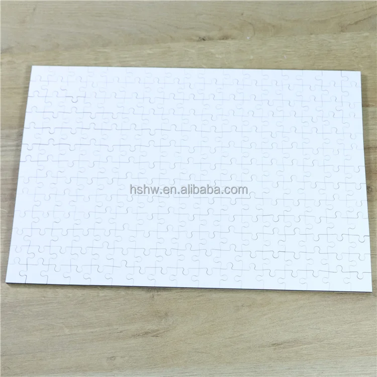 MDFSUB Wholesale High Quality 221pcs Sublimation Printable Jigsaw Puzzle Custom Sublimation MDF Wooden Jigsaw Puzzles for Adults