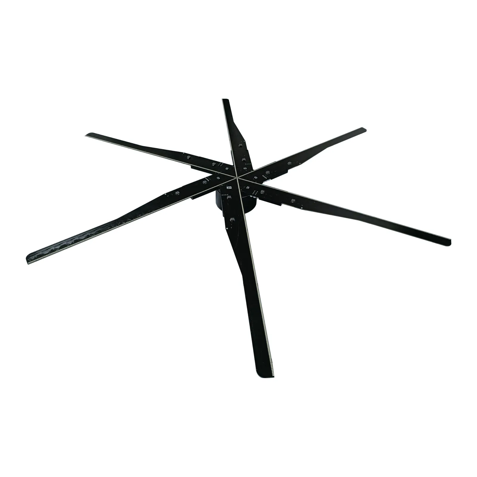 3D Holographic Wifi Led Advertising Fan 6 Blades 85cm 115cm 3D Led Fan Hologram Projector Display Adverting Fan