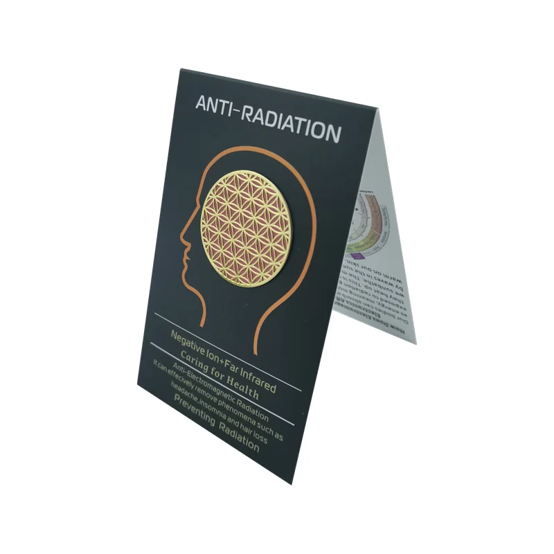 High Quality 5G Radiation Home Nano Tech Stickers Bio Scalar Quantum Energy Shield Anti Emf Protection Neutralizer chip