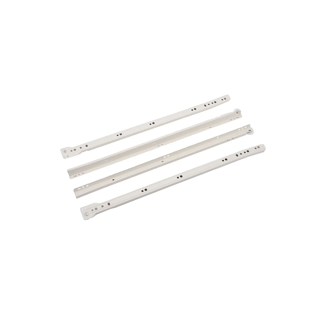 Заводская цена, слайды для ящиков с порошковым покрытием, боковое Крепление, слайды для ящиков, мягкое закрытие, скользящее колесо, роликовая дорожка