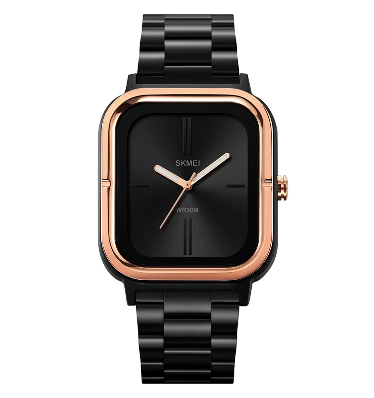 Skmei 2275 luxury watch japan movt water resistant stainless steel back couple quartz watches