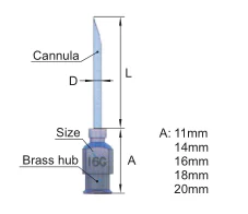 NL301 hot sales new type metal stainless steel veterinary needles