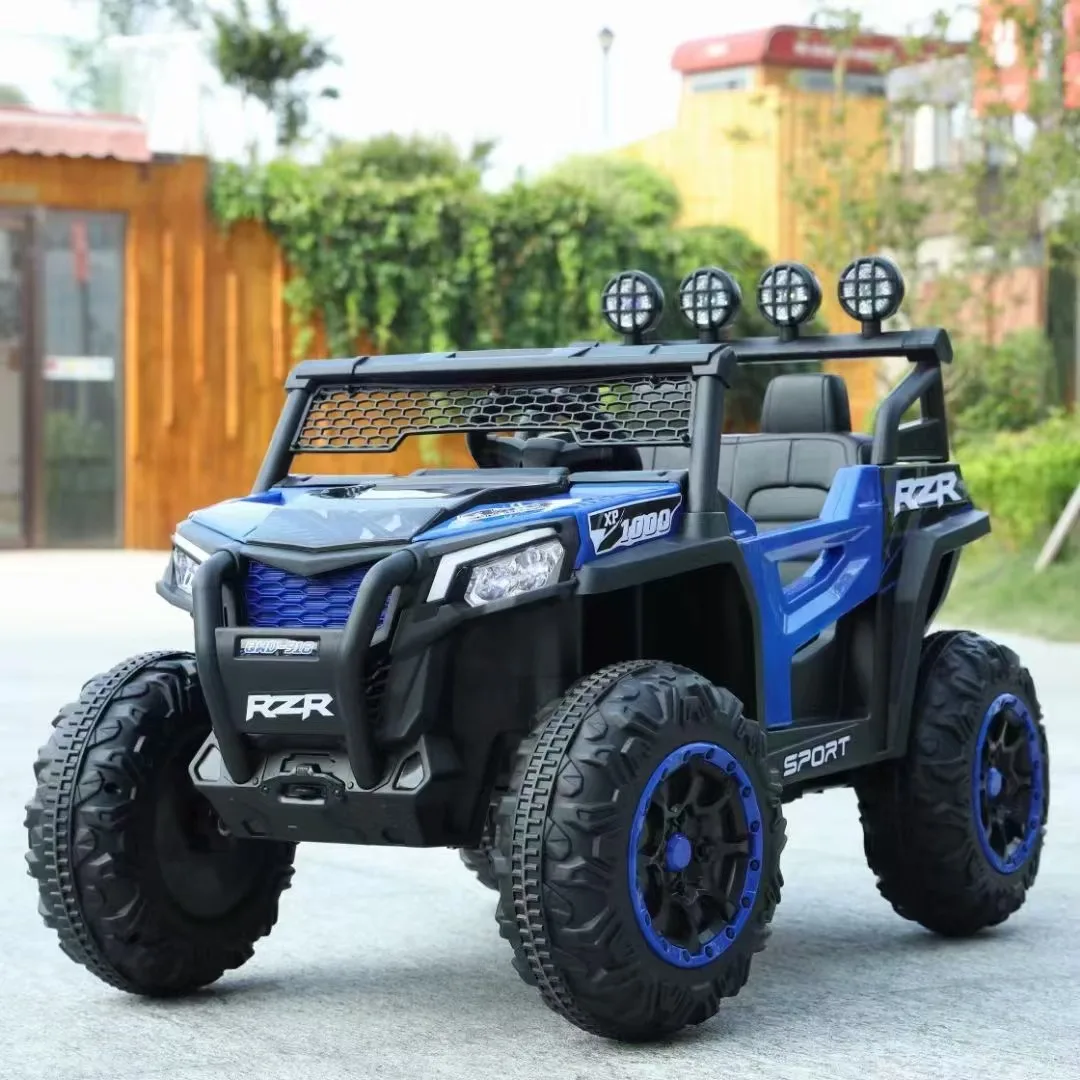 2024 factory wholesale 12v cheap vintage bumper cars electro ford child driving sitting automatic car for children 2 seat