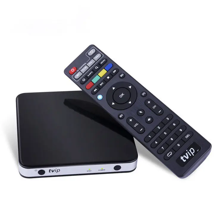 Original Factory TVIP 605 Amlogic S905X Dual OS Android 9.0 Linux TVIP 605 4K IPTV TV Box