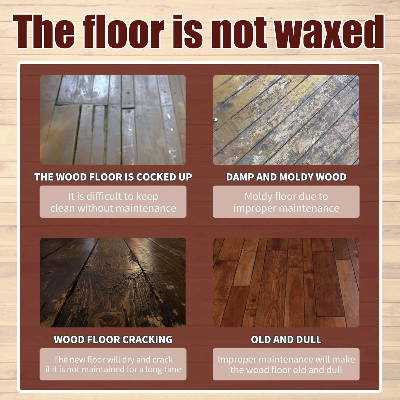 Jaysuing Wax Old Wood Floors Furniture Wax Polish Protective Polishing Wax For Wood
