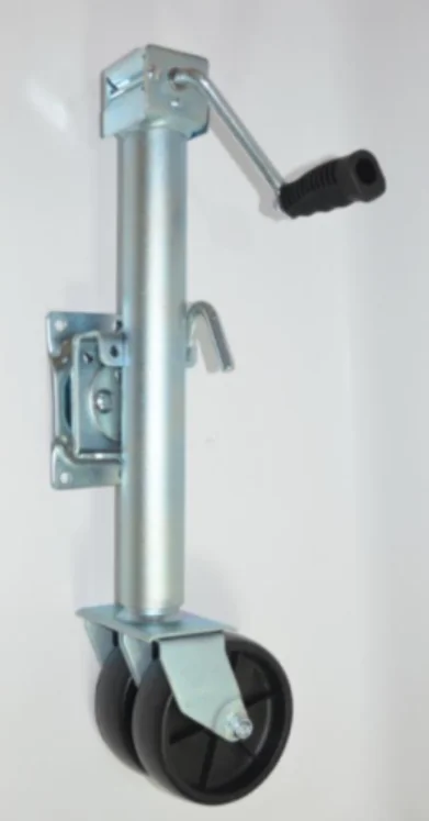 2000LBS Marine Trailer Jack Finish by Zinc 9.1KG Handle on Side With 2 * 8 inch Wheel