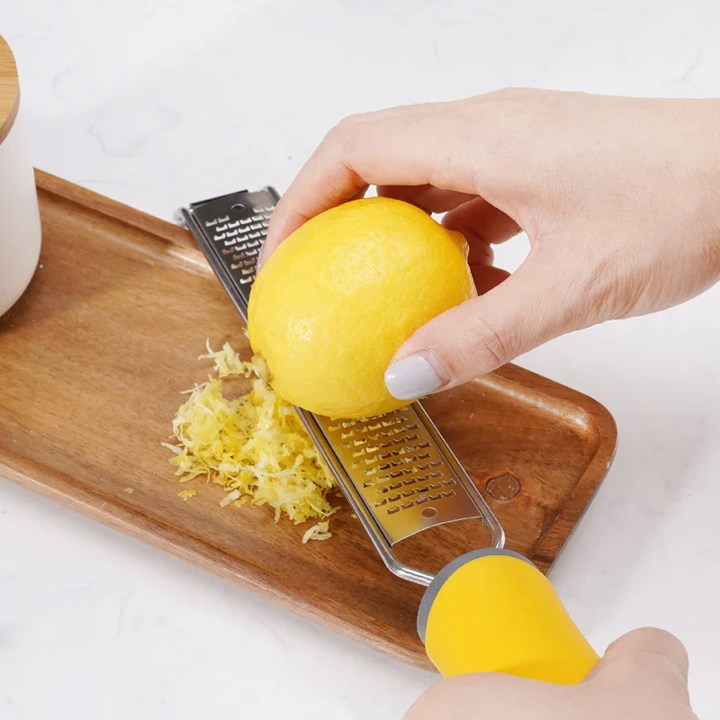 Upgrade new Professional Coarse Grater Lemon Zester Parmesan Lemon, Ginger, Garlic, Nutmeg, Chocolate, Vegetables, Fruits peeler