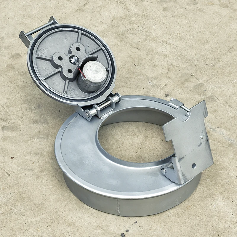 16 inch carbon steel oil tanker petroleum tanker hatches fuel clamped manhole cover
