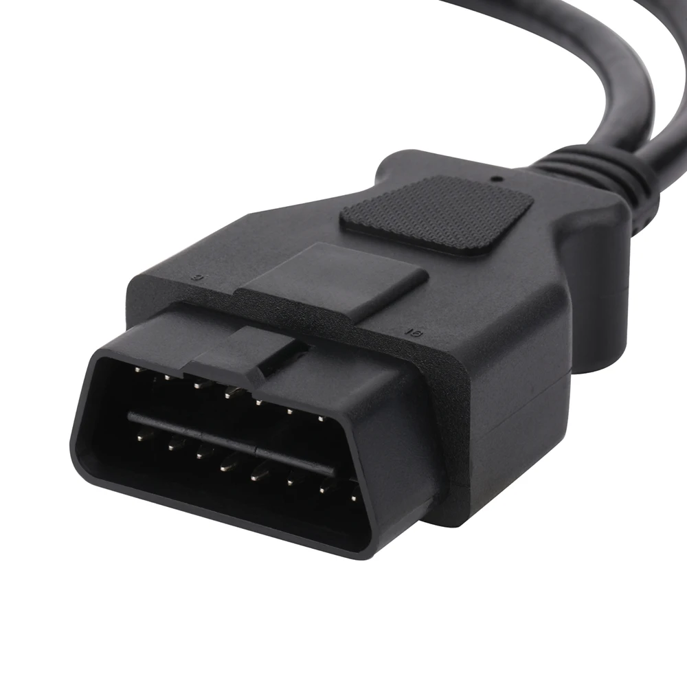  Адаптер OBDII 16P + байонетное крепление F соединитель типа AB