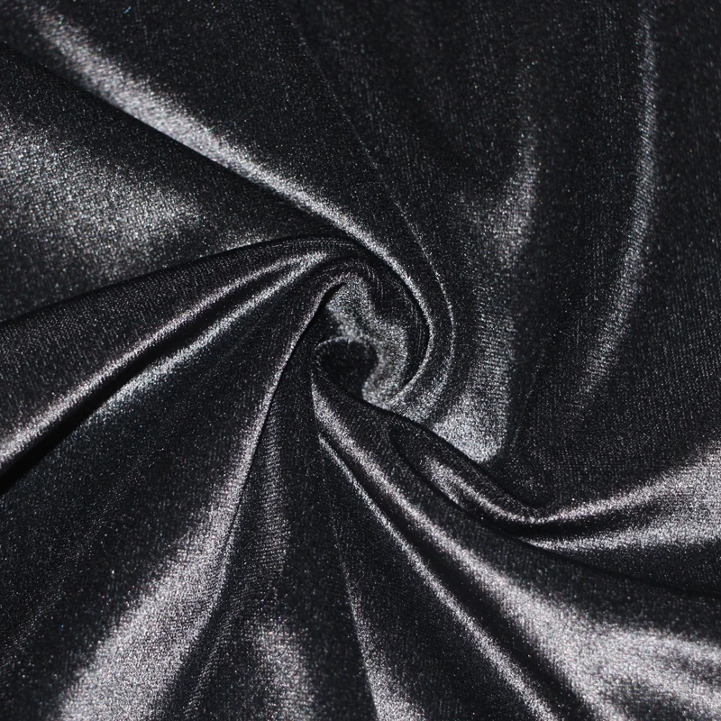 factory wholesale polyester 90% spandex 10% velvet sportsweasr knitted fabric