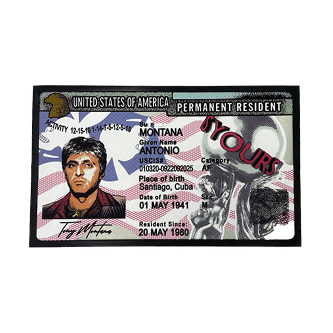 Outdoor Premium Carpet Logo Mats Rubber Backing Blank Sublimation Door Rugs Printed Custom Design Foot Doormat