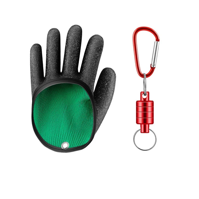 Рыболовные Перчатки, нескользящие перчатки для ловли рыбы, защитные перчатки для ловли рыбы, латексные перчатки для рыбалки и охоты, левая и правая рука