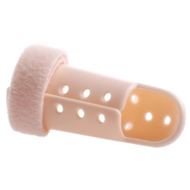 Plastic Mallet DIP Finger Support Brace Splint Joint Protection Injury