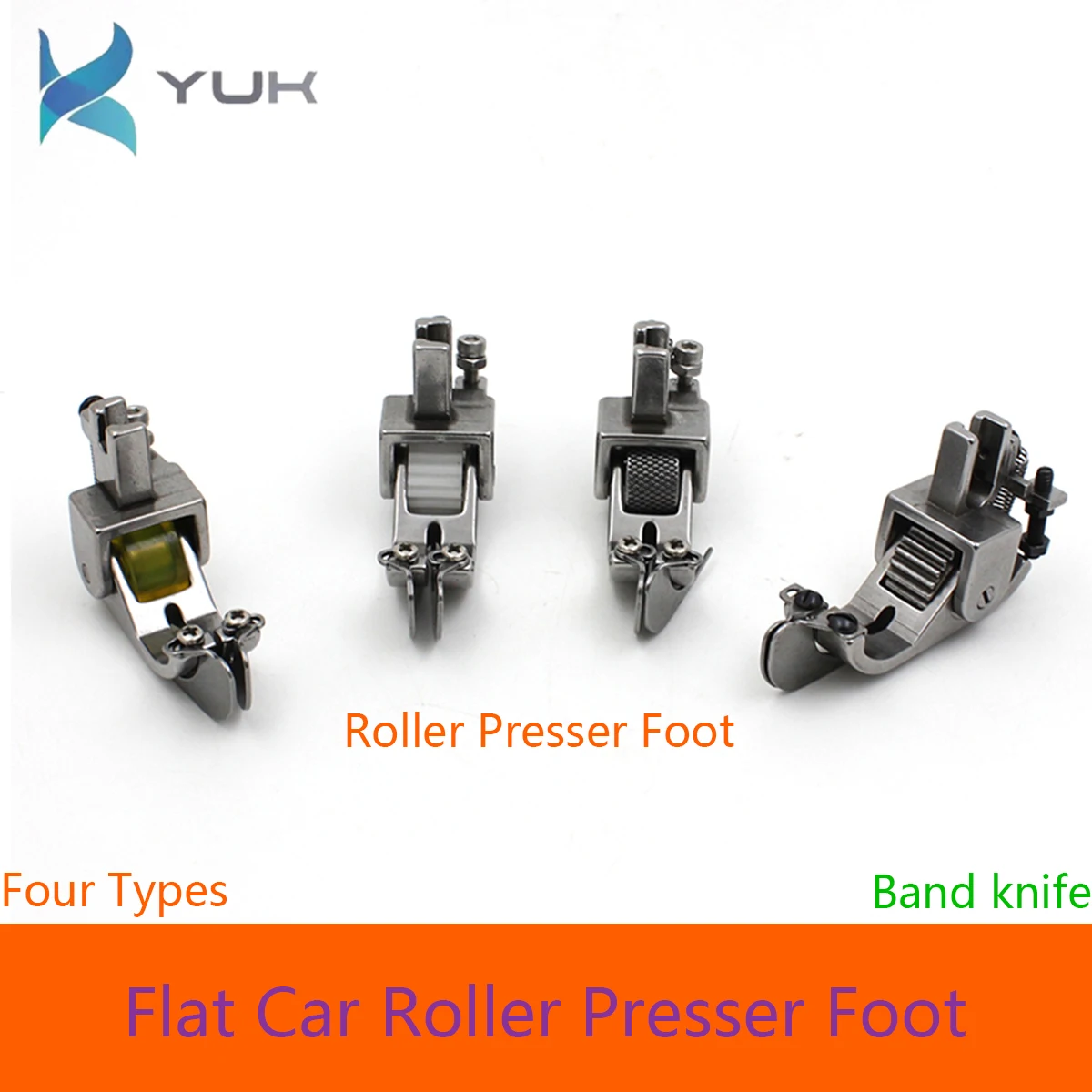 flat car roller  presser foot band knife four types for Sewing Machine Part