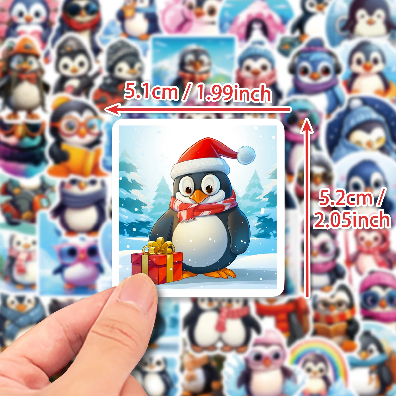 The company sells 50 glossy cute penguin and various animal stickers for children to decorate  toy notebooks and computers