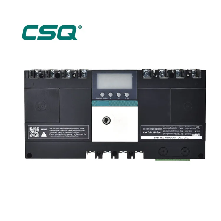 
125A 250A CB class MCCB type changeover switch automatic transfer ATSE supplier 220V three phase Ac automatic transfer switch 