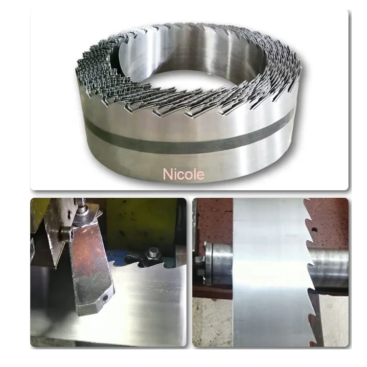 Sawmill Roll Narrow And Wide Woodworking Cutting Band Saw Blades 6inch 8 inch wood cutting band saw blade