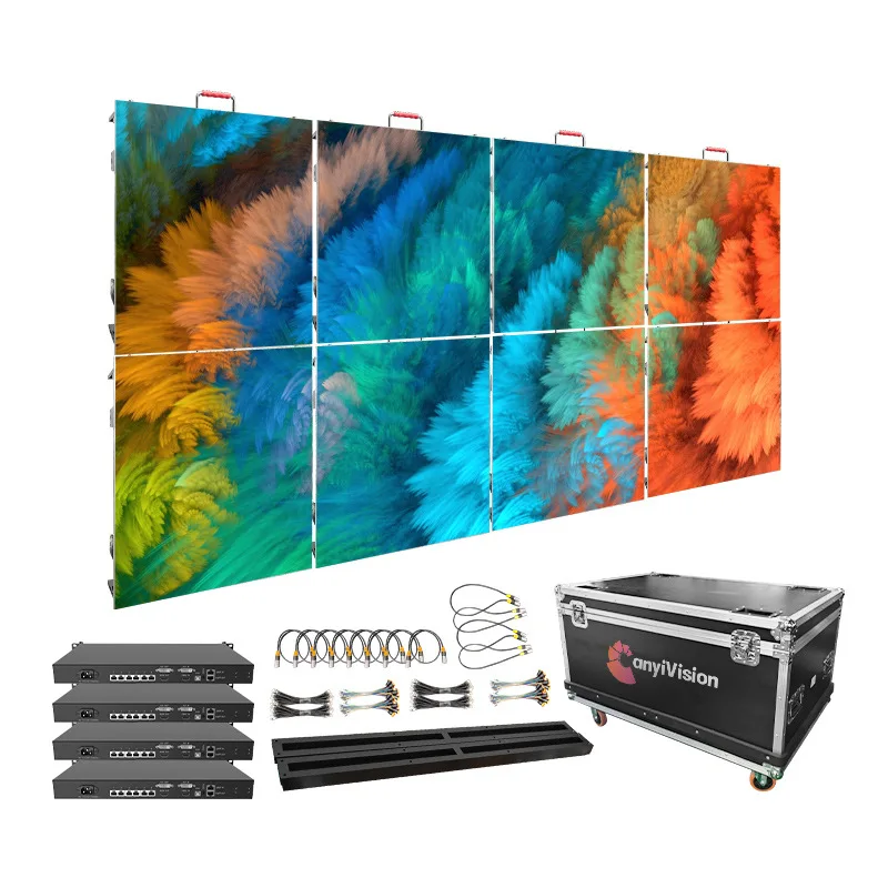 HD 4K Indoor LED Display Screen Panel P1.2 P1.5 P1.86 P2 P2.5 Video Wall LED Indoor Display