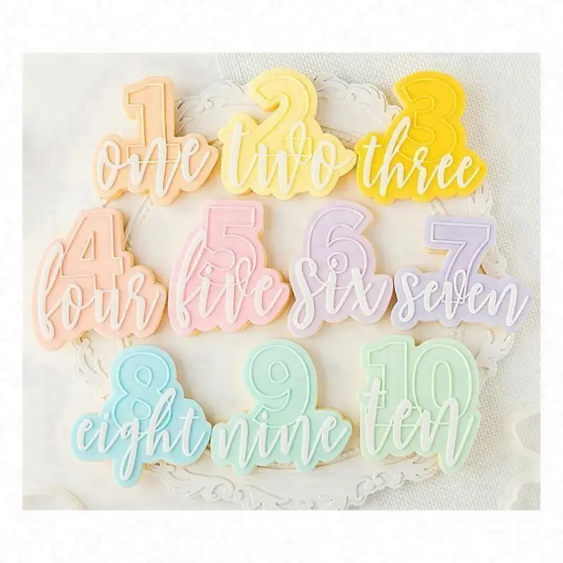 Set Baking Christmas Cutters Cutter Customized Gift Bulk Diy Tools Maker Stainless Steel Plastic Cake Tool Festival Cookie Mold