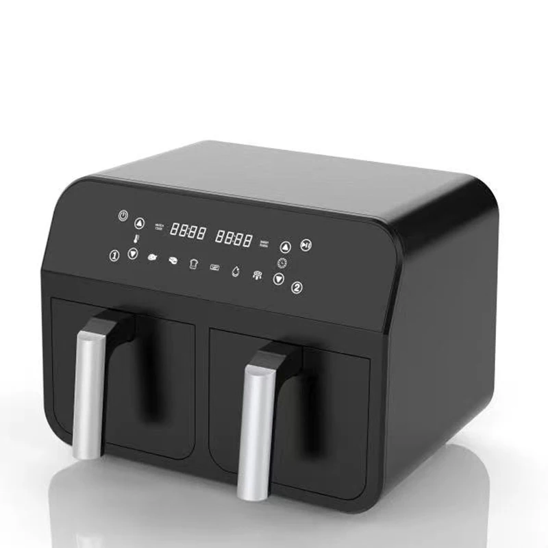 Цифровая воздушная фритюрница 8 л с Двойной емкостью и технологией быстрого воздуха, 1800 Вт, воздушные фритюрницы