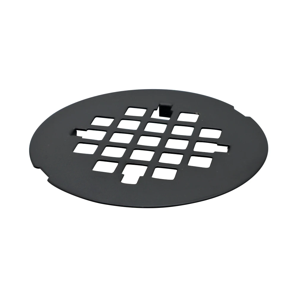 Factory Direct Round Floor Drain Cover Bathroom Shower ODM OEM Outdoor Matte Black Floor Drain Cover