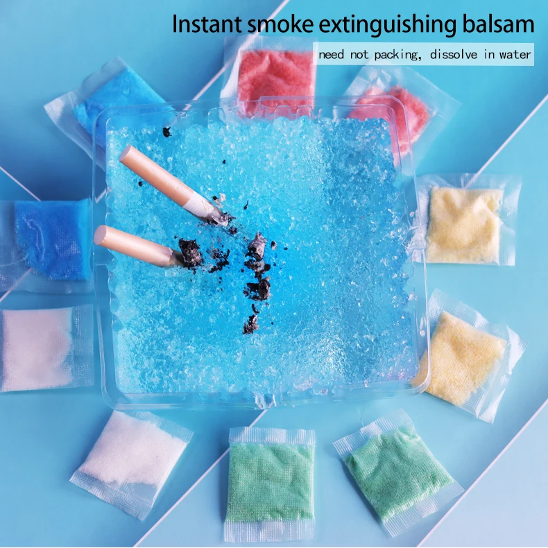 Factory Direct Sale Portable Ashtray With Effective Ash Absorbing SAP For Multiple-purpose Remove Odor