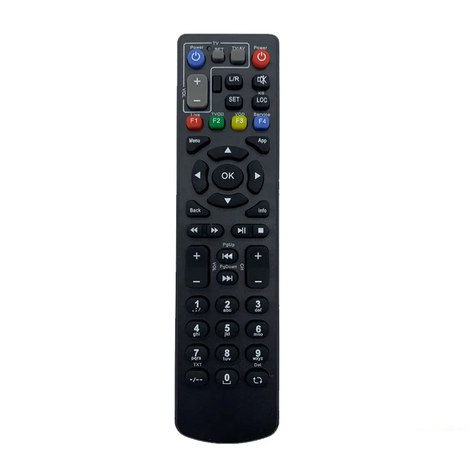 Good quality MNC remote control with learning function for set top box(ZTE remote control)