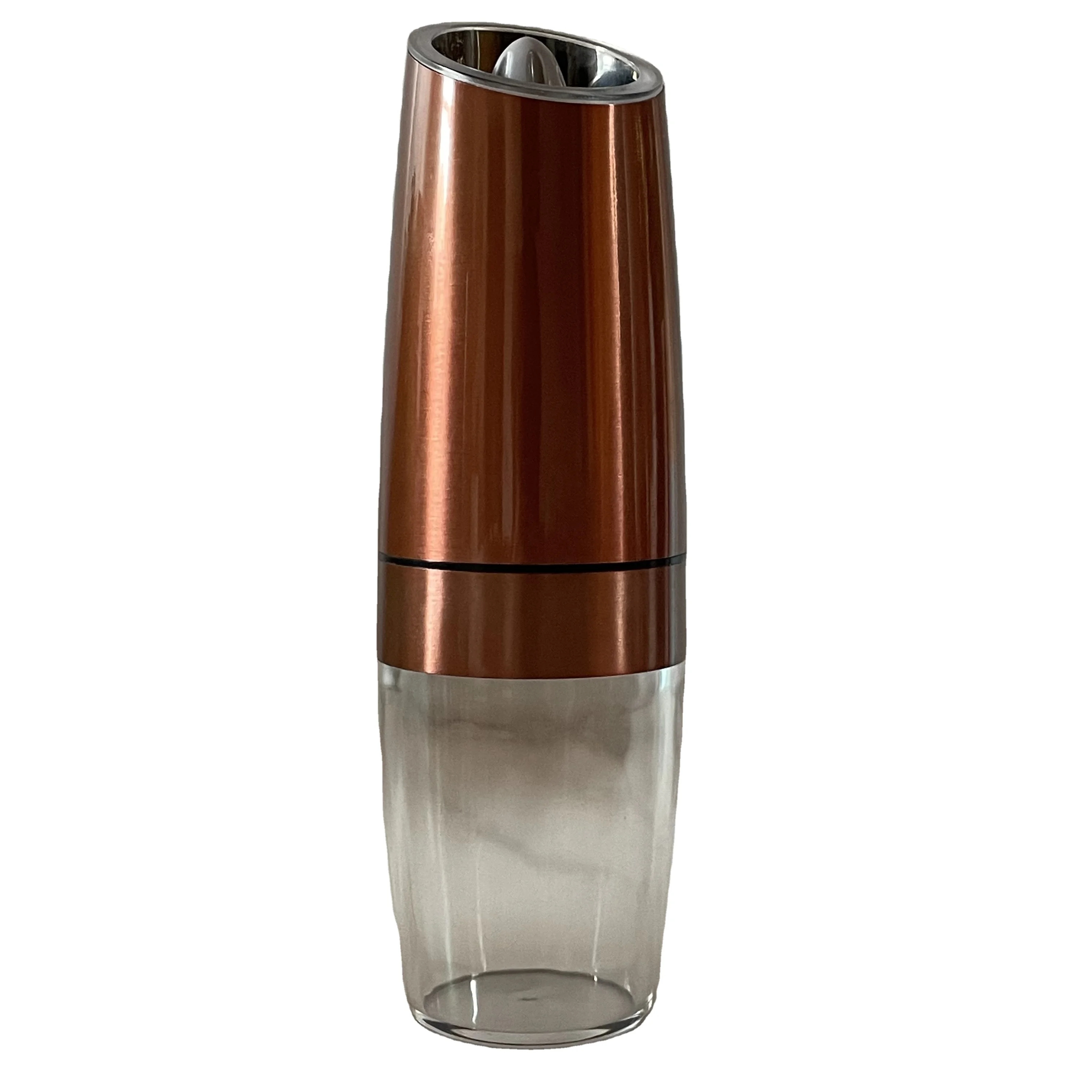 Набор мельниц для соли и перца из серебристой нержавеющей стали со светодиодной подсветкой