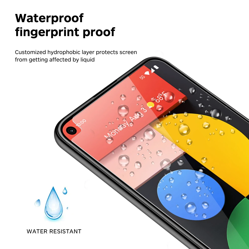 Factory Sales Directly Silicone Screen Protector Replacement For Google Pixel 4a 5a 6 Screen Protector Tempered Glass