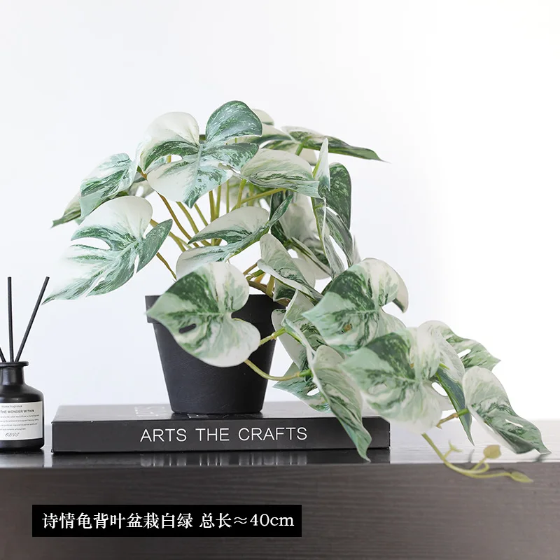 Wholesale Home Indoor Artificial Outdoor Evergreen Plants High Quality Plastic Ficus Tree Branches