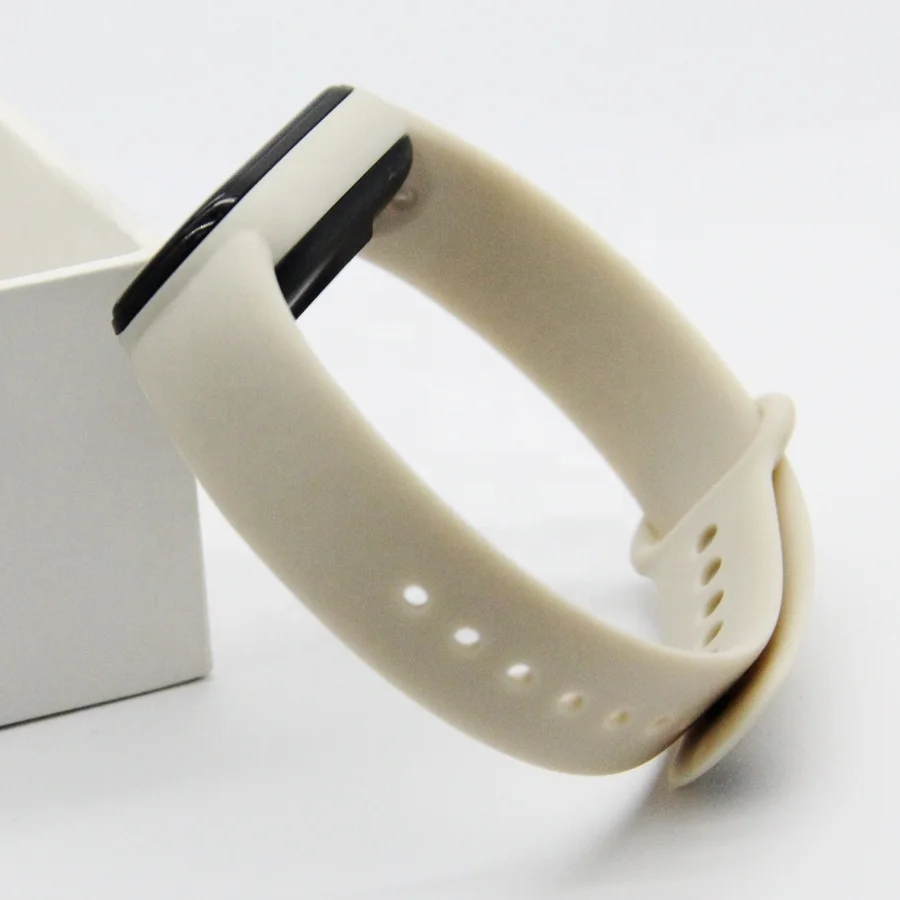 Watch Band Strap For Xiaomi 6 7, Sport Rubber TPU Smart Watch Bracelet Mi Band 3 4 5 Strap