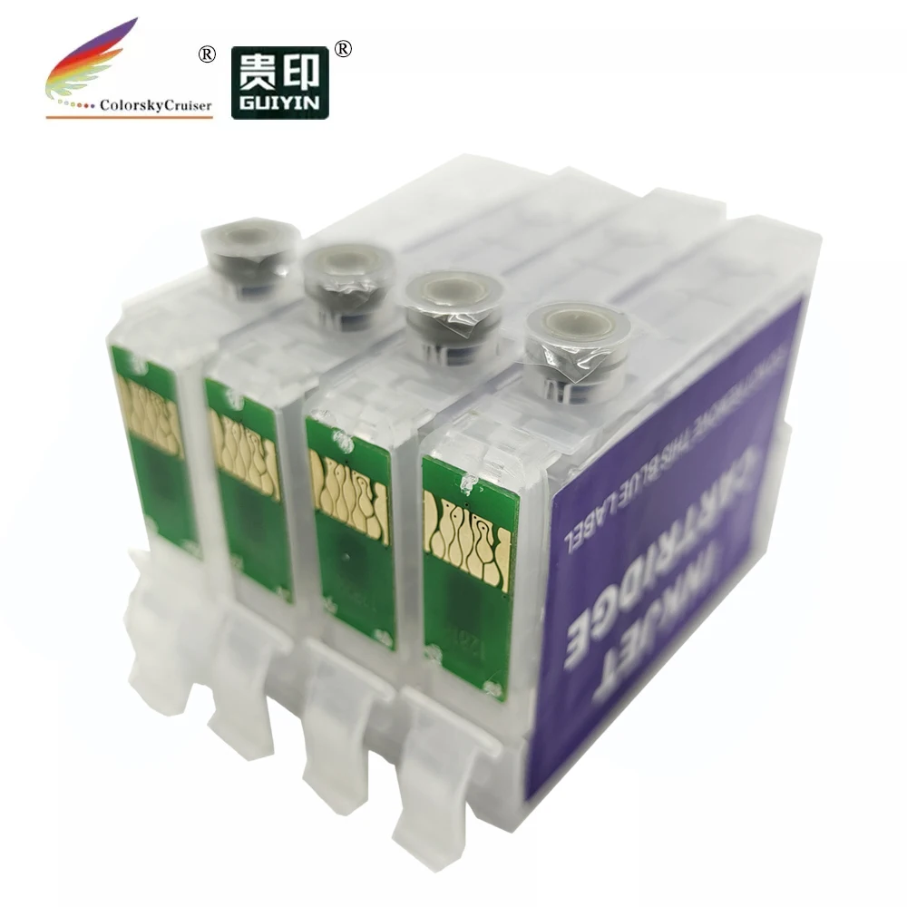 (RCE1431) Заправляемый картридж с чернилами для Epson T1431 - T1434 143 BK C M Y ME Office 960FWD 900WD 1 комплект = 4 картриджа