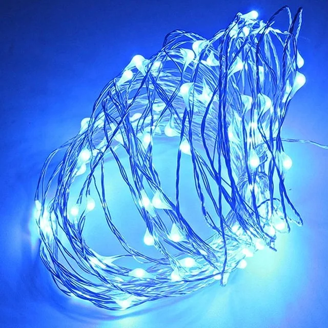 Mini Battery Operated LED Fairy Lights Copper Wire LED Fairy Blinking Festival Decoration String Light for Home Garden Decor