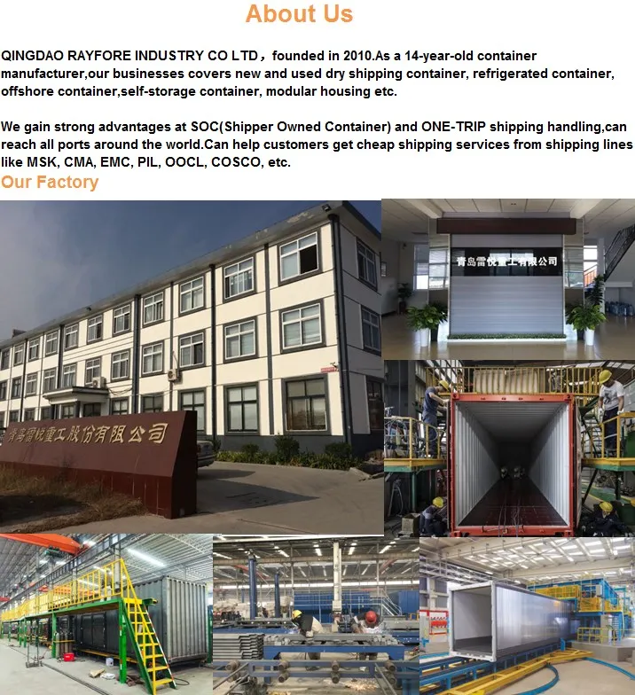 Good Quality storage shipping Containers 20 foot 40 feet 40 HC Container New and Used 20ft/ 40ft Shipping