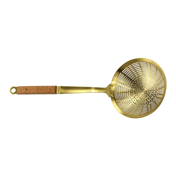 Colanders Spider Strainer Cooking Frying Tool Stainless Steel Skimmer Ladle Pasta Mesh Strainers